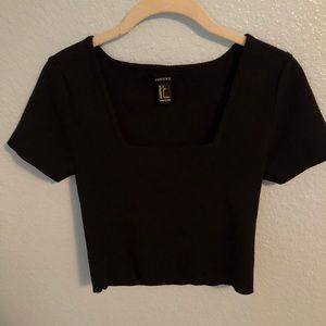 Square Neck Crop Top